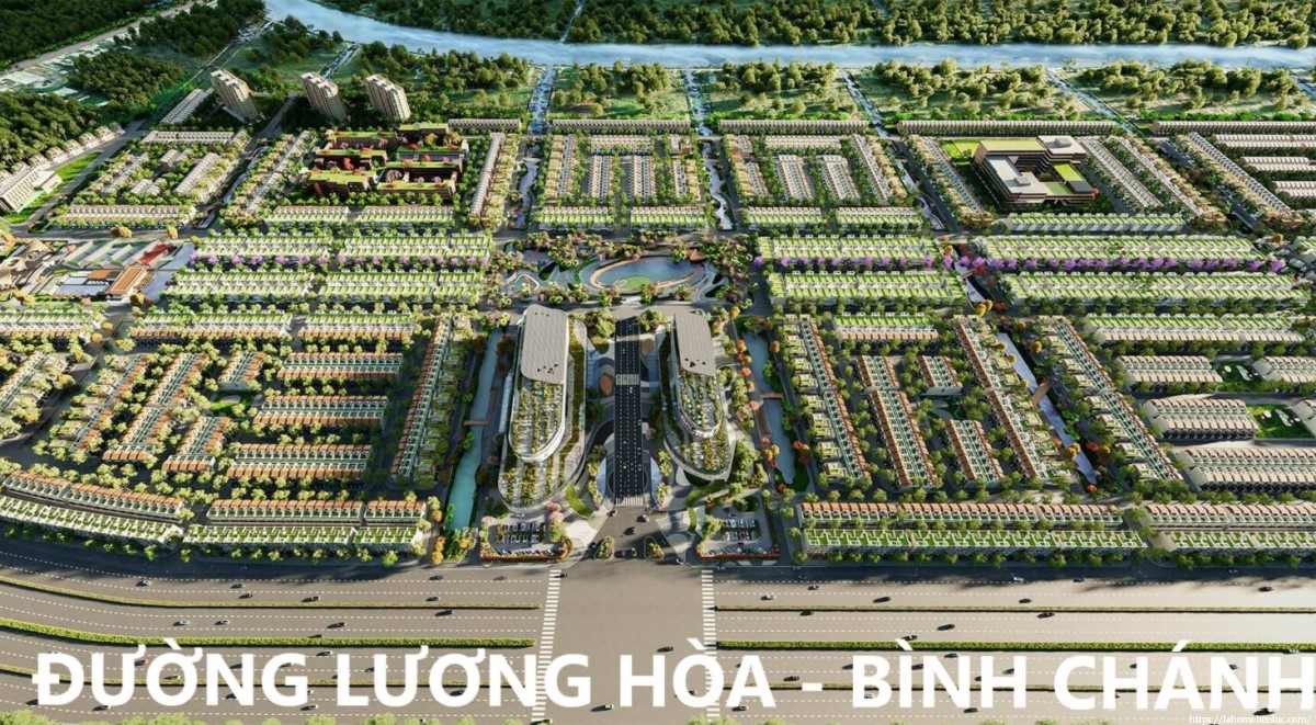 Hình ảnh Toàn Bộ Dự án La Home Long An Nằm Ngay Tuyến đường Huyến Mạch Lương Hòa-bình Chánh