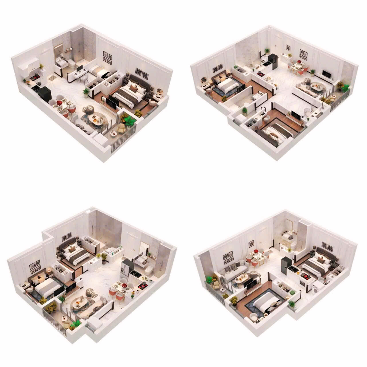 Layout Căn Hộ Green Skyline