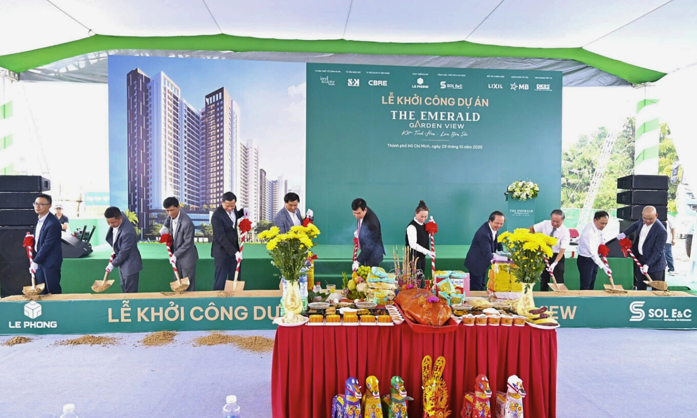 Lễ bắt đầu xây dựng dự án The Emerald Garden View diễn ra đúng theo dự kiến.