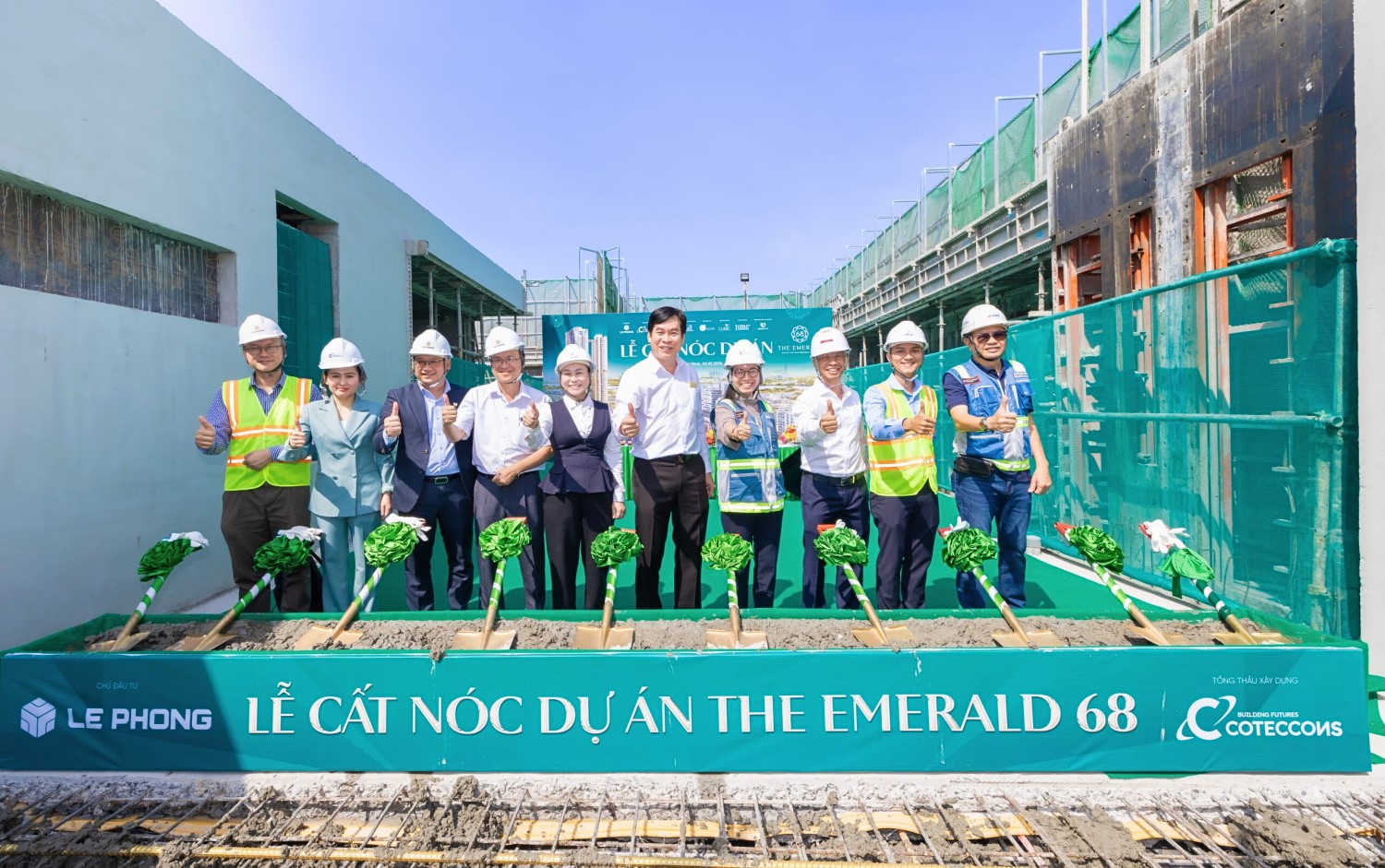 Lễ đặt móng thành công của dự án The Emerald 68, diễn ra vào ngày 03-01-2026.