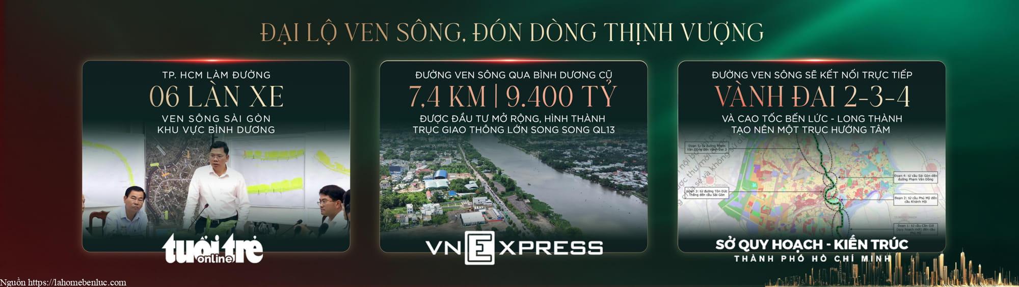 TP.HCM xây Đại lộ ven sông, mặt tiền The Emerald River Park