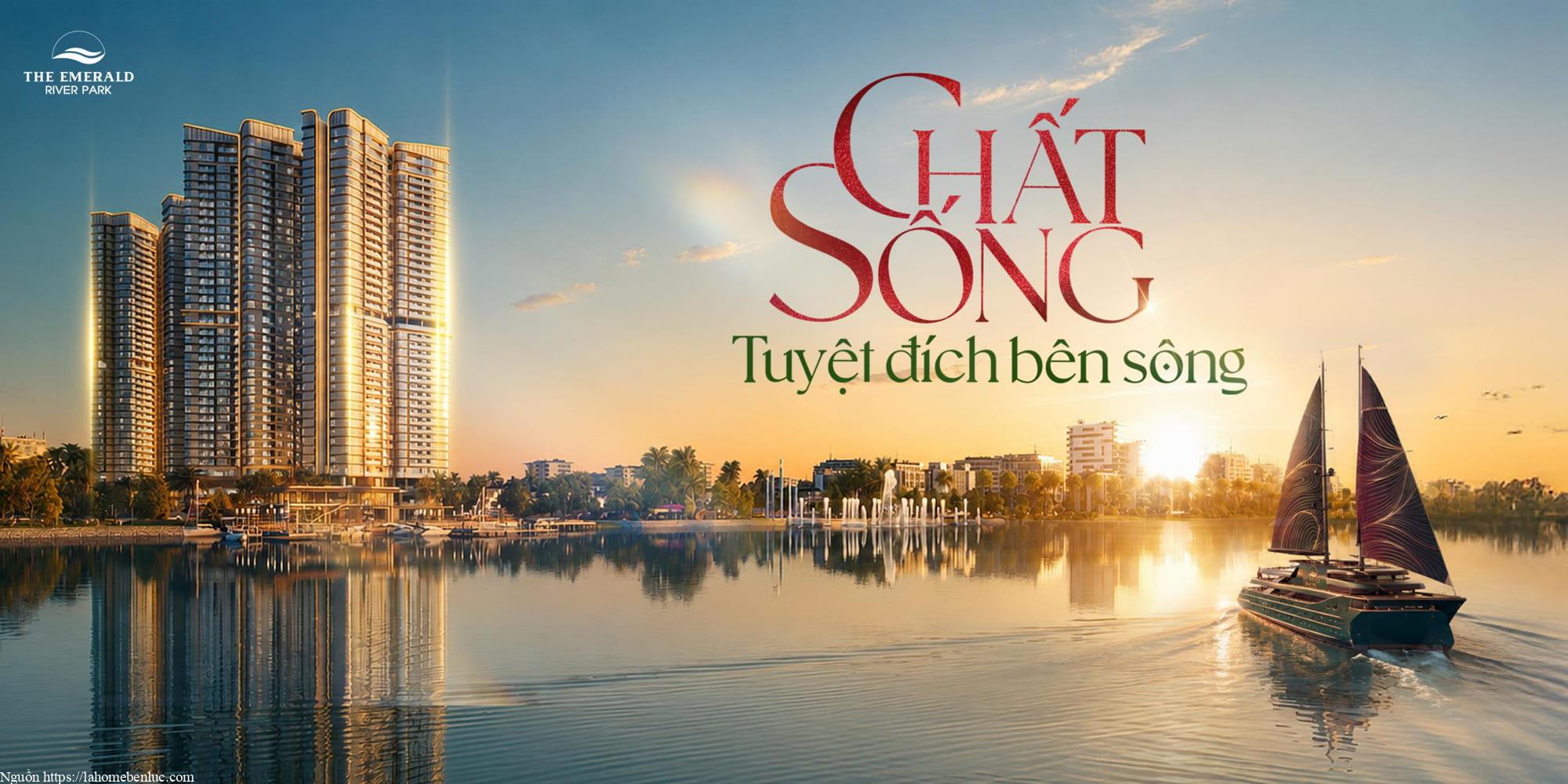 The Emerald River Park, 5 tòa căn hộ cao tầng ven sông cùng bến du thuyền