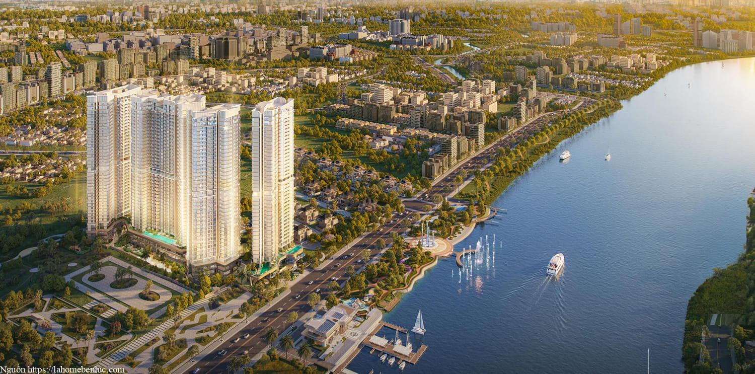 The Emerald River Park của Lê Phong Group, dự án ven sông cao cấp có biểu tượng bến du thuyền
