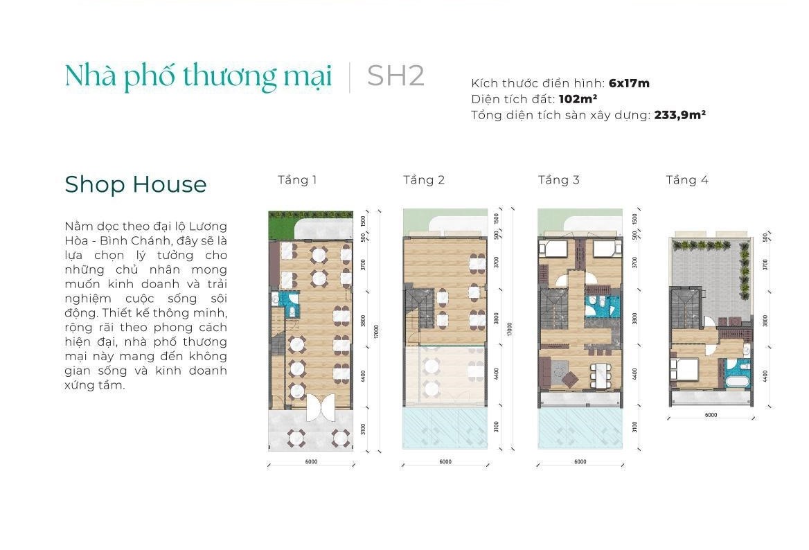 Thiết kế Nhà phố thương mại SH2 LA Home LA Sol